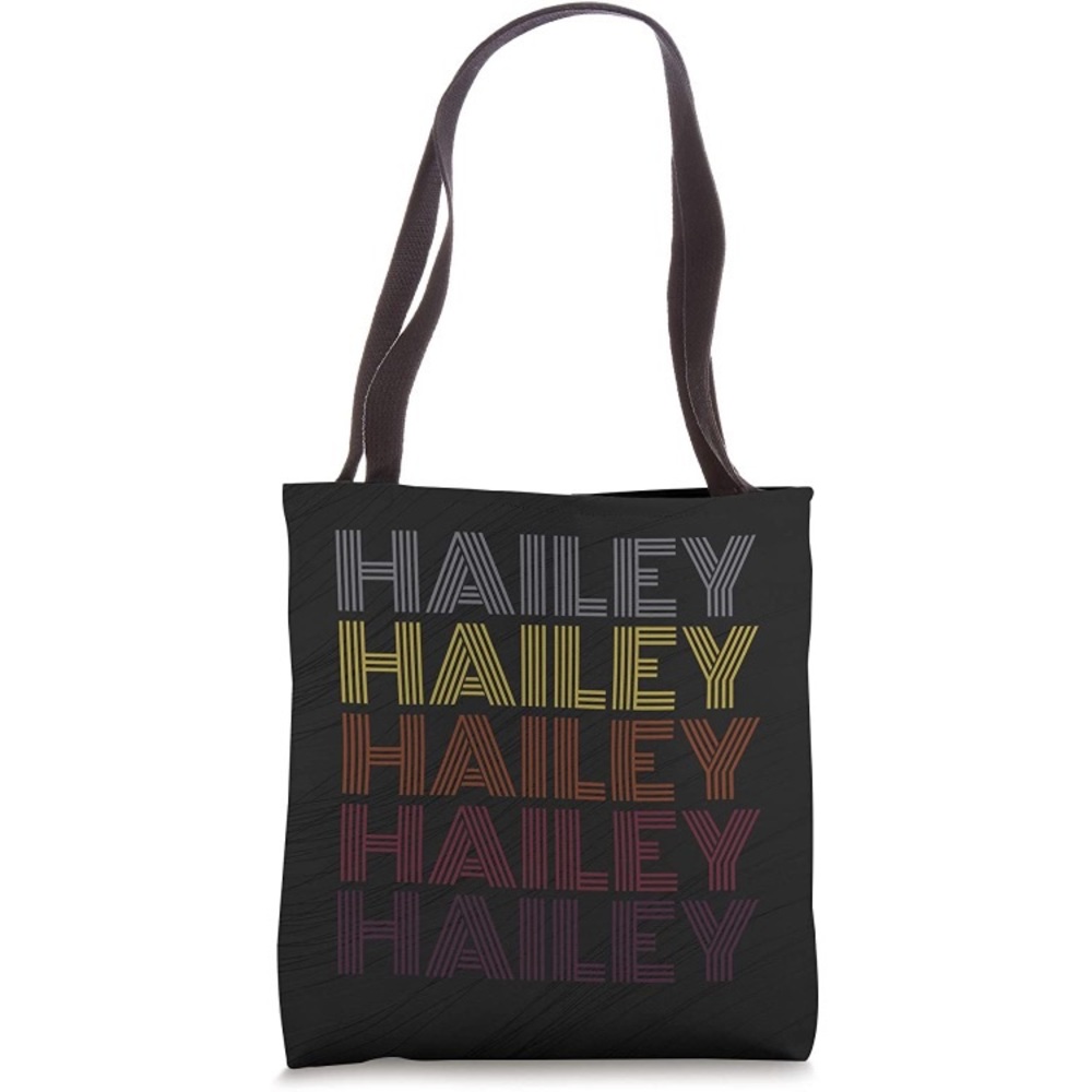 Hailey Retro Shopping Travel Vintage Style Tote Bag